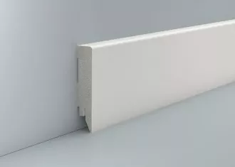 Feuchtraumleiste 78x16x2500 weiß folienummantelt